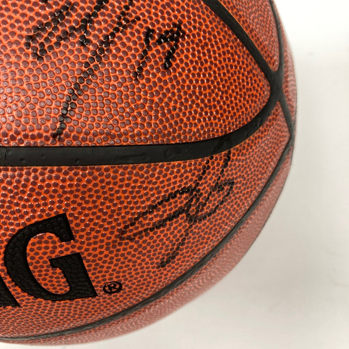 Lebron James First NBA Finals 2006-07 Cleveland Cavaliers Signed Basketball PSA
