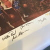 1972-73 New York Knicks NBA Champs Team Signed Large 24x29 Photo Litho JSA COA