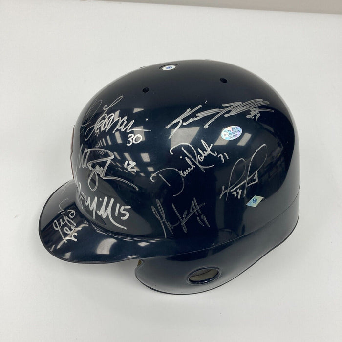 2004 Boston Red Sox World Series Champs Team Signed Helmet JSA COA