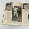 1956 New York Yankees World Series Champs Team Signed Yearbook Mickey Mantle JSA