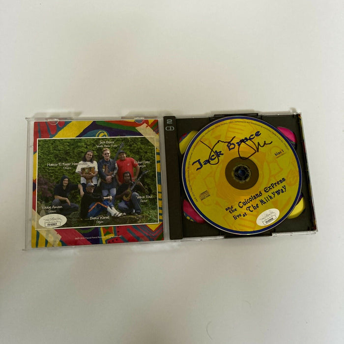 Jack Bruce Twice Signed Live At The Milky Way Music CD JSA COA