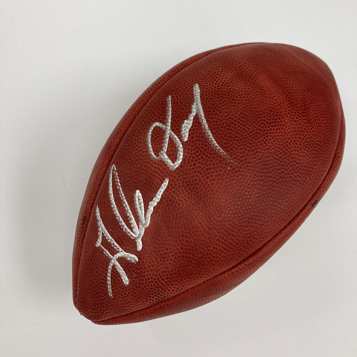Matt Ryan 2008 NFL Draft Picks Signed Wilson Game Football JSA COA
