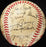 Hank Aaron Ernie Banks 1980's Cracker Jack Old Timer's Game Signed Baseball BAS