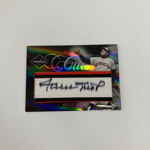 2005 Leaf Limited Cuts Willie Mays Auto Patch #13/24
