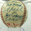 Beautiful 1955 Milwaukee Braves Team Signed Baseball Hank Aaron JSA COA