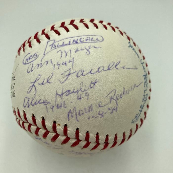 Rare A League Of Their Own AAGPBL  Multi Signed Baseball 23 Signatures
