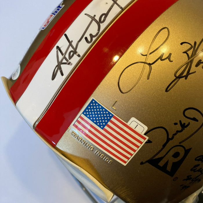 1994 San Francisco 49ers Super Bowl XXIX Champs Team Signed Full Size Helmet JSA