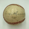 President Franklin D. Roosevelt First Pitch Signed Baseball April 14, 1941 JSA