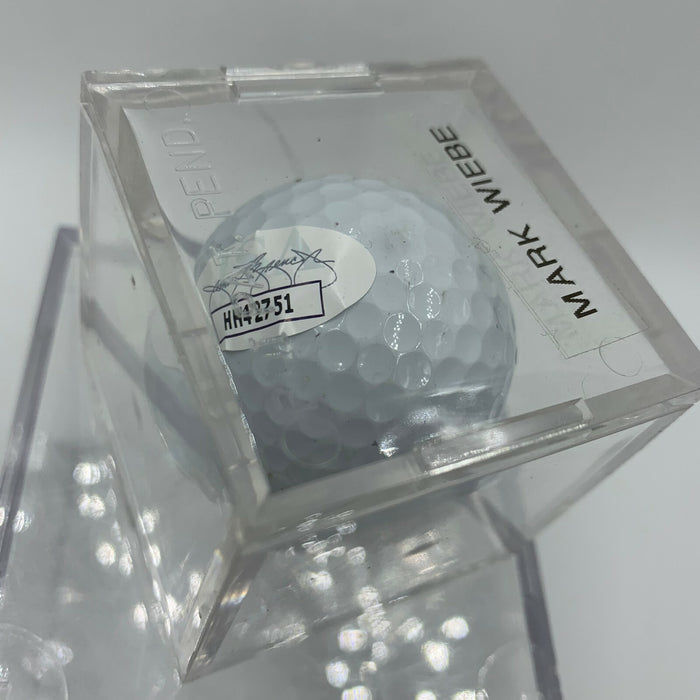Mark Wiebe Signed Autographed Golf Ball PGA With JSA COA