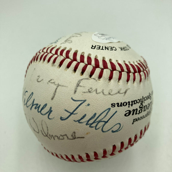 Josh Gibson Jr. Negro League Legends Multi Signed Baseball JSA COA