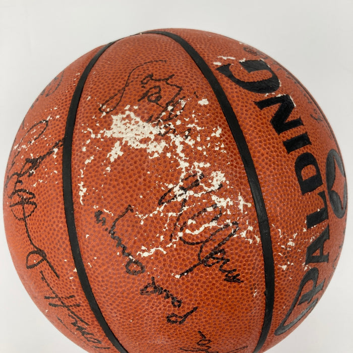 Michael Jordan Wilt Chamberlain Hall Of Fame Multi Signed Basketball Beckett COA