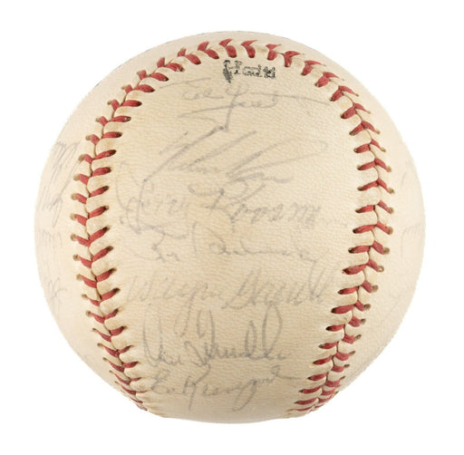 1971 New York Mets Team Signed Baseball Nolan Ryan Tom Seaver  JSA COA