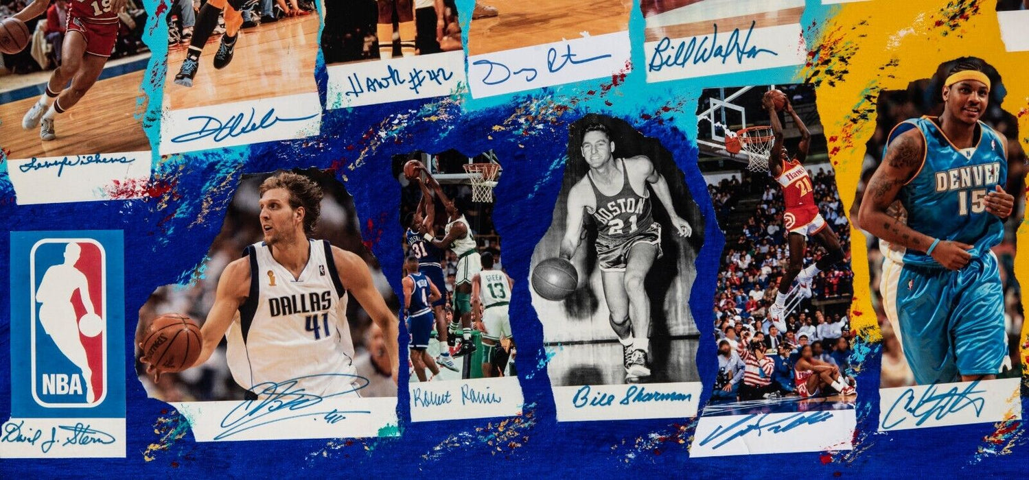 Michael Jordan Kobe Bryant LeBron James Signed Legends Of The Game Art