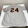 Beautiful Willie Mays Signed Authentic New York Giants Jersey JSA COA