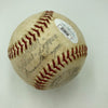 Walt Alston Signed 1960's Game Used Official National League Baseball JSA COA