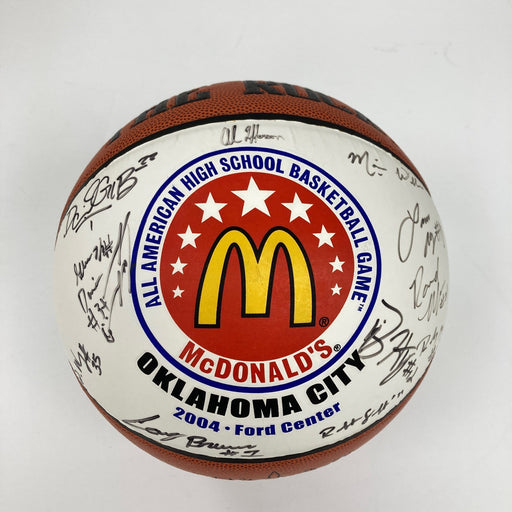 2004 McDonald's All-Americans Signed Basketball 23 Sig Dwight Howard Rajon Rondo