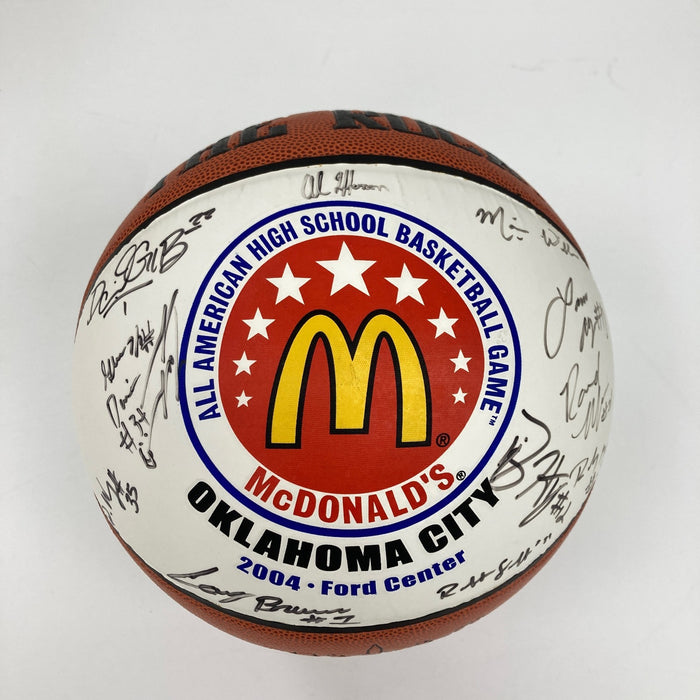 2004 McDonald's All-Americans Signed Basketball 23 Sig Dwight Howard Rajon Rondo