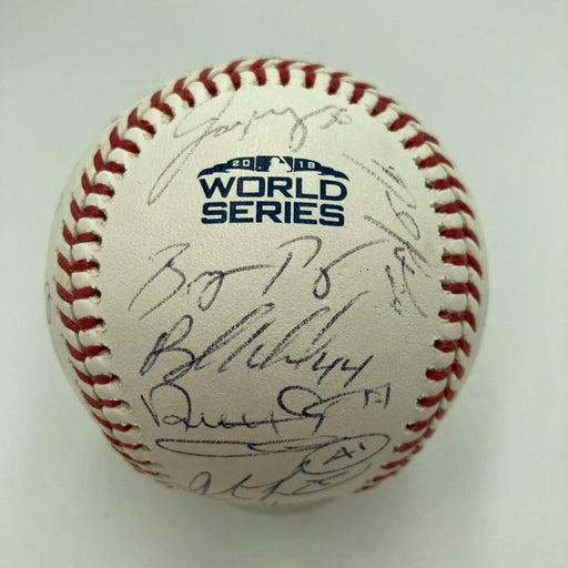 2018 Boston Red Sox World Series Champs Team Signed World Series Baseball JSA