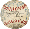 1955 Brooklyn Dodgers W.S. Champs Team Signed Baseball Jackie Robinson PSA DNA