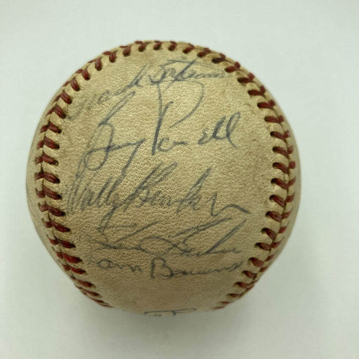 1966 Baltimore Orioles World Series Champs Team Signed AL Baseball With JSA COA