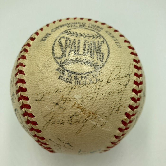 Honus Wagner Sweet Spot 1947 Pittsburgh Pirates Team Signed Baseball PSA DNA COA