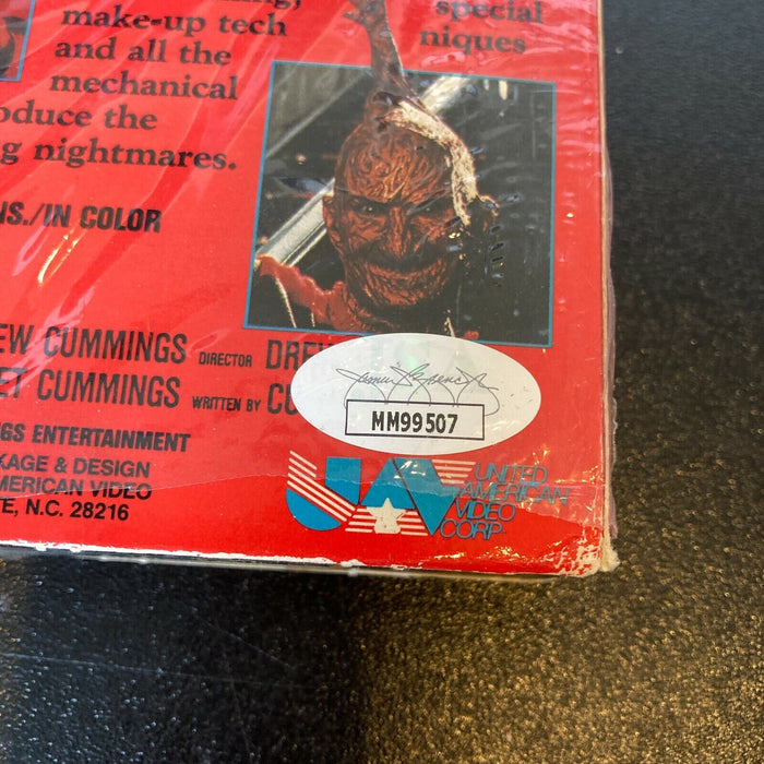 Andras Jones Signed A Nightmare On Elm Street Vintage VHS Movie JSA COA