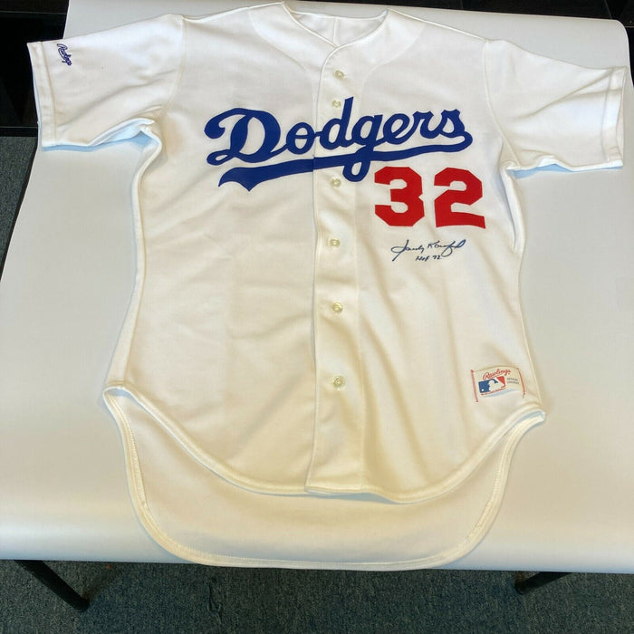 Sandy Koufax "Hall Of Fame 1972" Signed Vintage Los Angeles Dodgers Jersey JSA