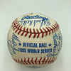 1995 Atlanta Braves World Series Champs Team Signed W.S. Baseball Beckett COA