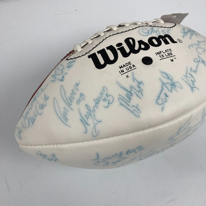 1988 Chicago Bears Team Signed Wilson NFL Football JSA COA