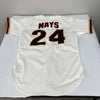 Willie Mays Signed Authentic San Francisco Giants Game Model Jersey Beckett COA