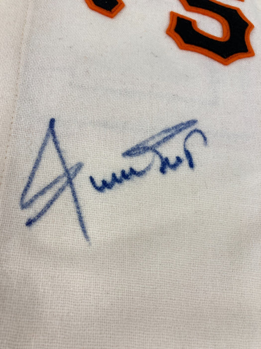 Willie Mays Signed 1951 New York Giants Mitchell & Ness Jersey PSA & JSA COA