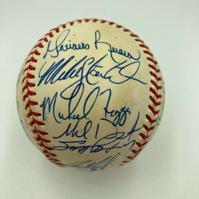 1998 New York Yankees World Series Champs Team Signed Baseball Derek Jeter PSA