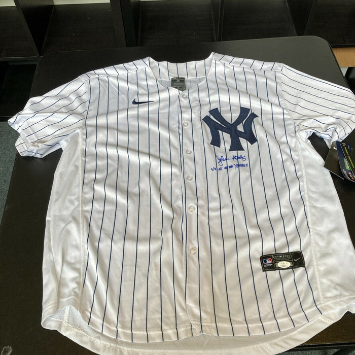 John Sterling "Voice Of The Yankees" Signed New York Yankees Jersey JSA COA