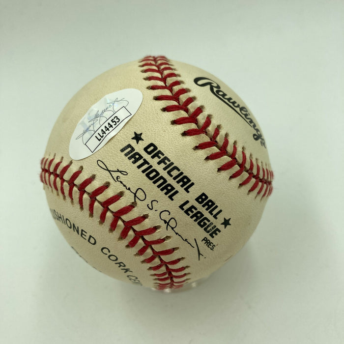 Mario Andretti & Michael Andretti Signed Baseball NASCAR Formula One JSA COA