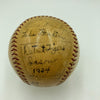 1934 Detroit Tigers AL Champs Team Signed Baseball Hank Greenberg JSA COA