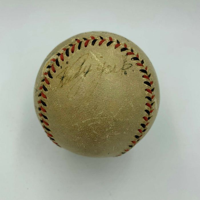 Extraordinary "Sergeant" Hank Greenberg 1941 Detroit Tigers Signed Baseball JSA