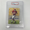 Len Dawson HOF Chiefs Signed Goal Line Art PSA DNA 10 GEM MINT Auto
