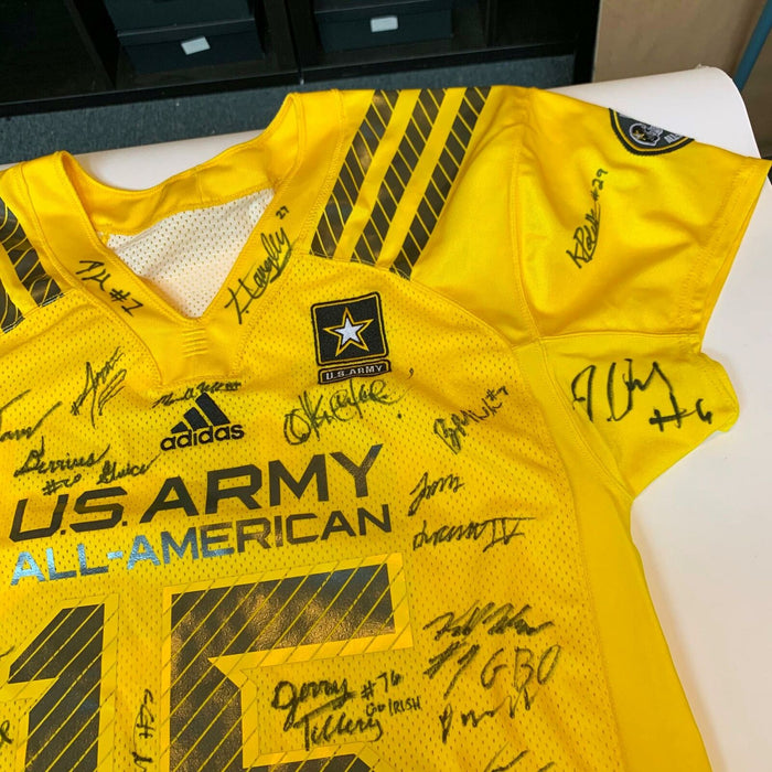 2015 U.S. Army All-American Bowl Team-Signed Jersey 45 Sigs Drew Lock JSA COA