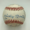 1961 New York Yankees World Series Champs Team Signed Baseball Mickey Mantle JSA
