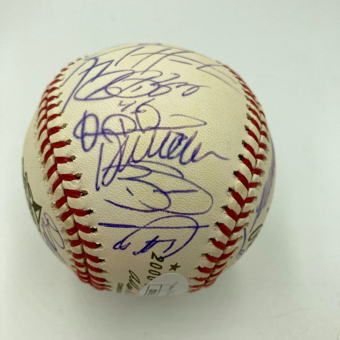 2000 New York Mets NL Champs Team Signed World Series Baseball JSA COA