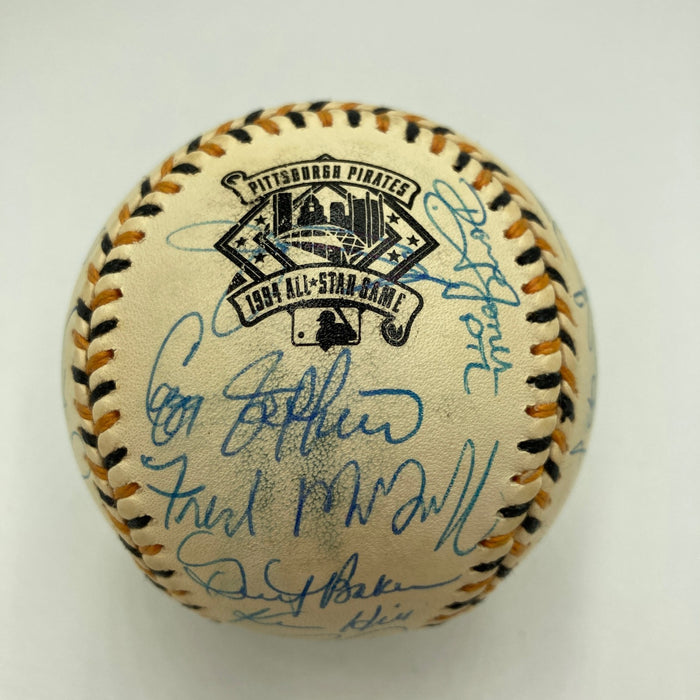 1994 All Star Game National League Team Signed Baseball Barry Bonds PSA DNA COA
