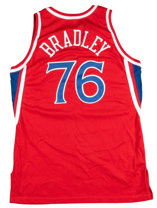 Shawn Bradley Signed Team-Issued 1995-96 Philadelphia 76ers Road Jersey Beckett