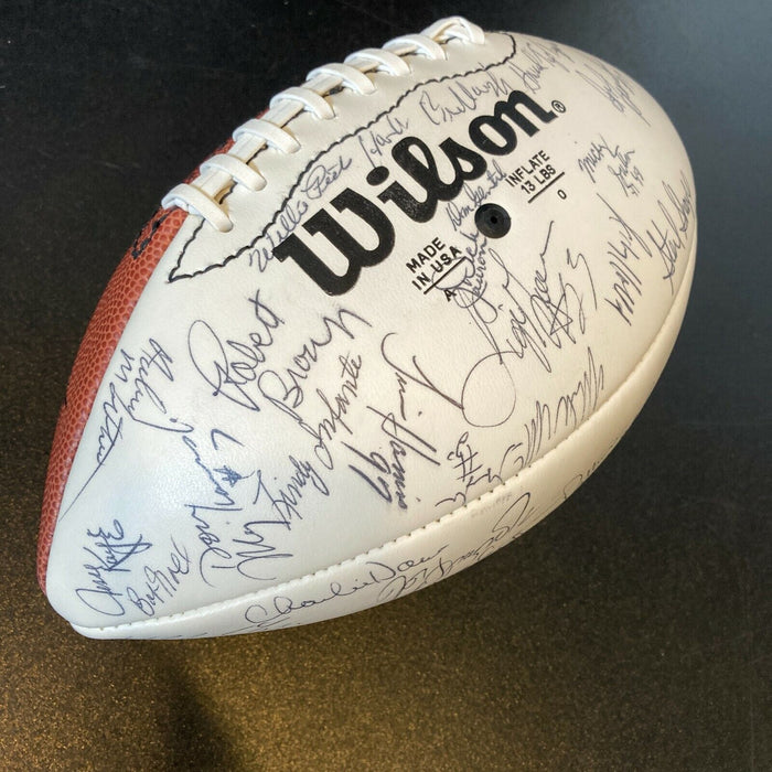 1989 Green Bay Packers Team Signed Wilson NFL Football 40+ Sigs JSA COA