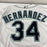 Felix Hernandez 2016 Seattle Mariners Game Used Jersey With COA