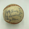Willie Mays Joe Medwick Nellie Fox 1960's HOF Legend Multi Signed Baseball JSA