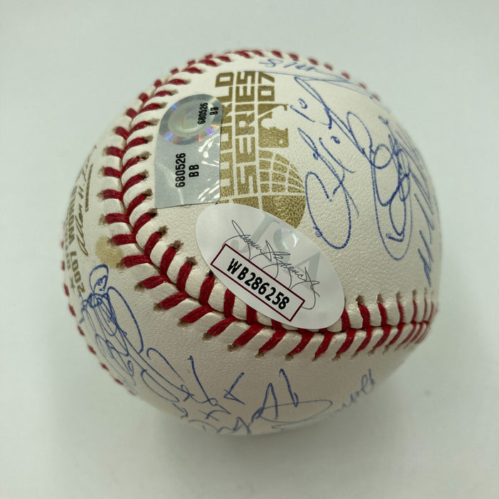 2007 Boston Red Sox World Series Champs Team Signed Baseball MLB Certified