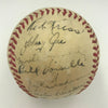 Nice 1946 New York Giants Team Signed Baseball Ernie Lombardi 24 Sigs JSA COA