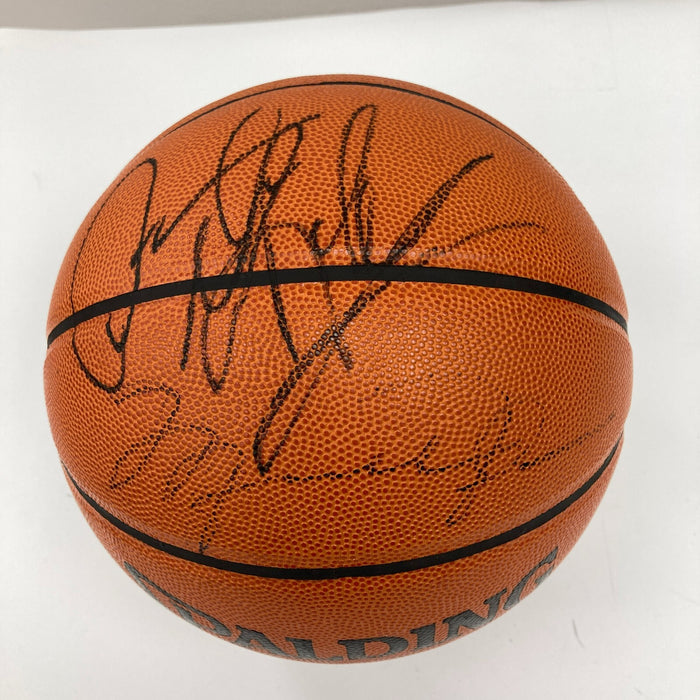 Michael Jordan Scottie Pippen & Dennis Rodman Official Game Basketball JSA COA