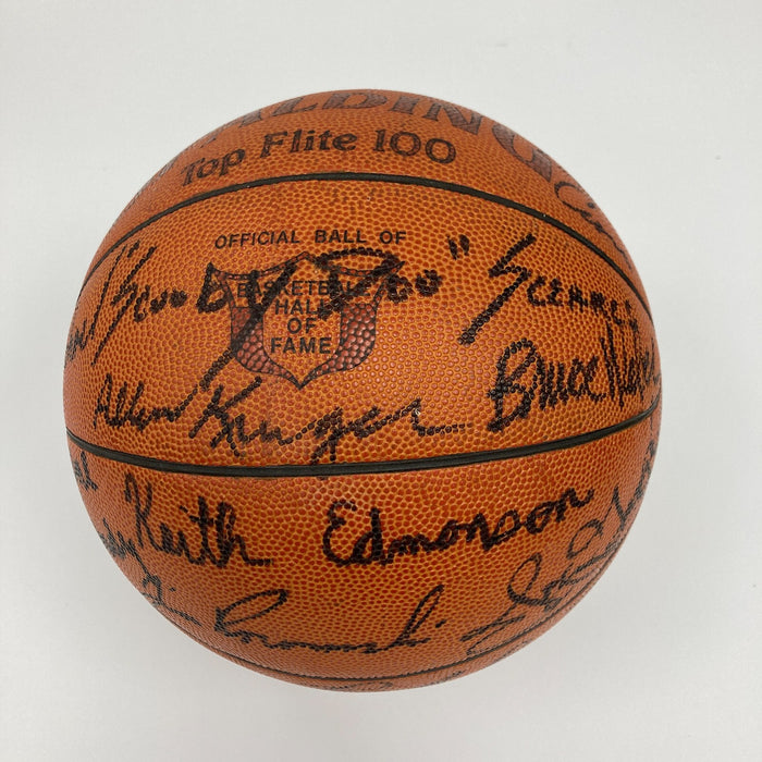 1980-81 Purdue Boilermakers NCAA Team Signed Vintage Basketball