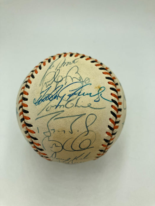 1993 All Star Game Team Signed Baseball 32 Sigs Barry Bonds Tony Gwynn JSA COA